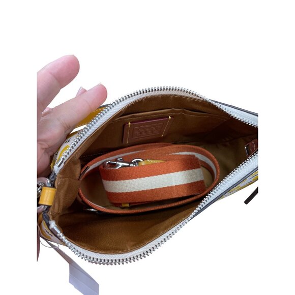 Coach Floral PT Teri yeloow Shoulder handbag SKU 9123 - Picture 11 of 16